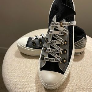 Dior WALK’N’DIOR women’s sneaker, Size: 7.5, color: black cannage, never worn!!